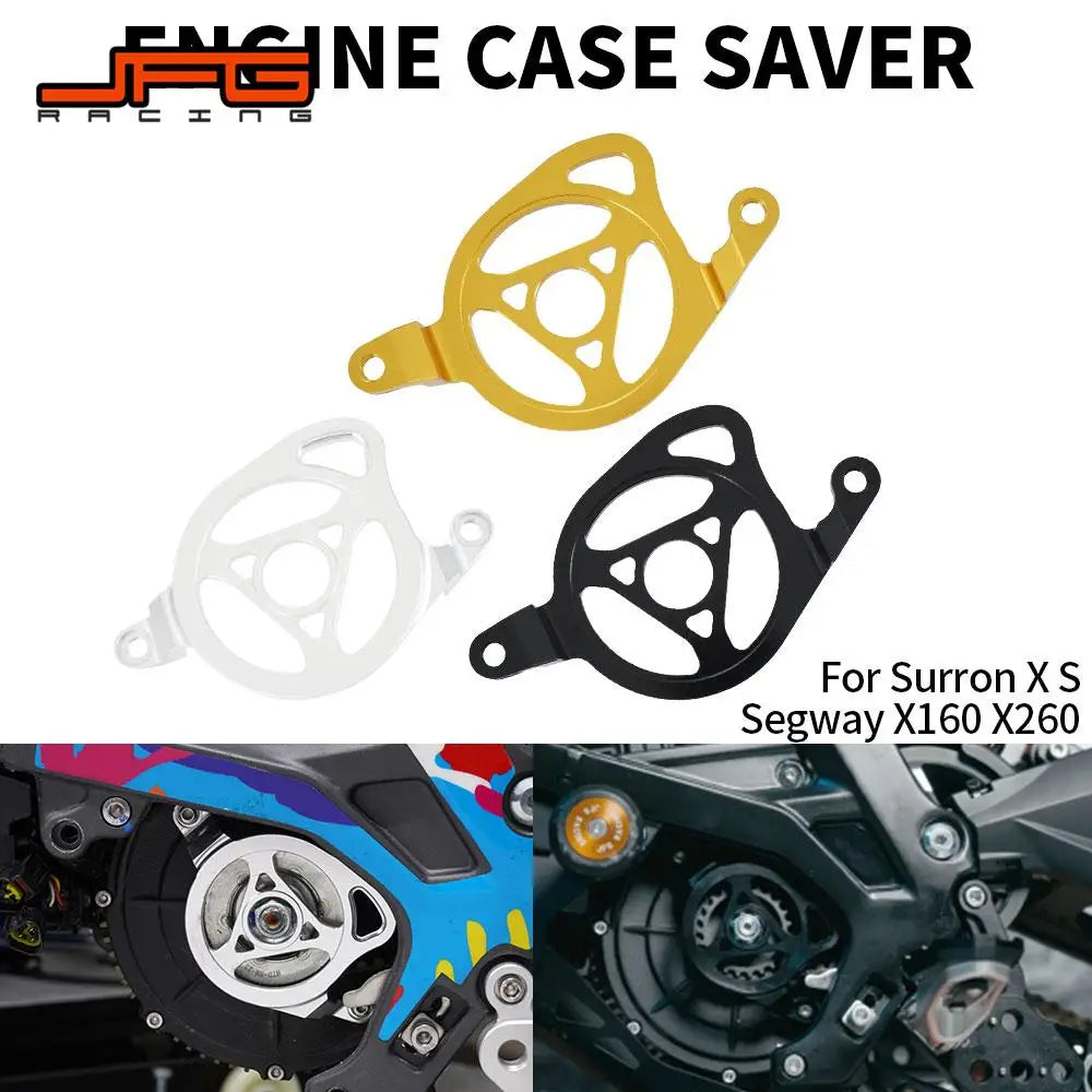 Motorcycle Engine Case Saver Cover Guard for Surron Sur-Ron Sur Ron Lightbee Light Bee X S Segway X160 X260 Electric Dirt Bike