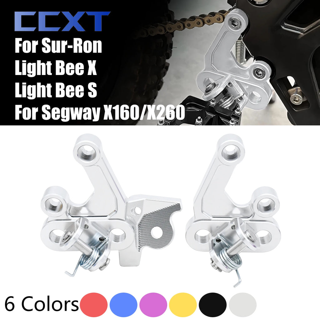 Electric Motocross CNC Foot Pegs Fixing Bracket Rests Pedal Mount Support Bracket for Surron Light Bee X S for Segway X160 X260