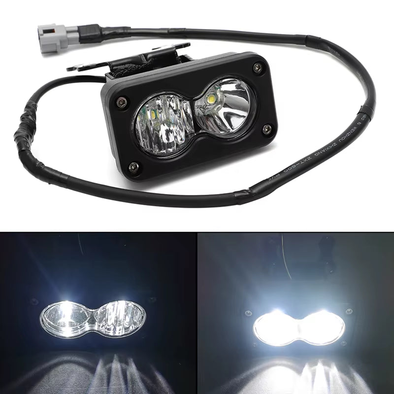 For Sur Ron Surron Segway Talaria Headlight Switch White Spot Flood Led Pod Combo Kit Plug N Play Waterproof