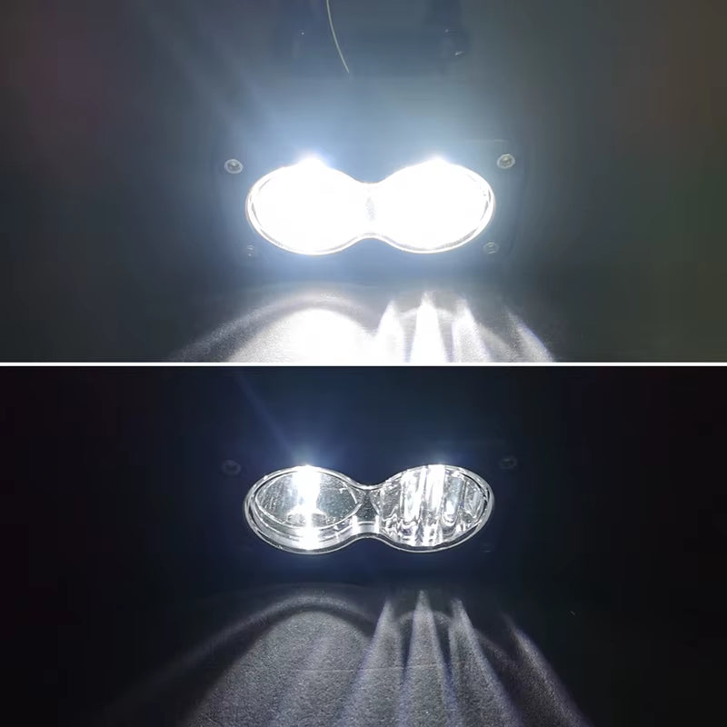 For Sur Ron Surron Segway Talaria Headlight Switch White Spot Flood Led Pod Combo Kit Plug N Play Waterproof